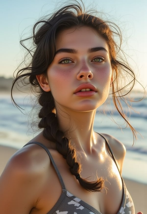 Realistic woman face swap upscaler flux comfyui workflow