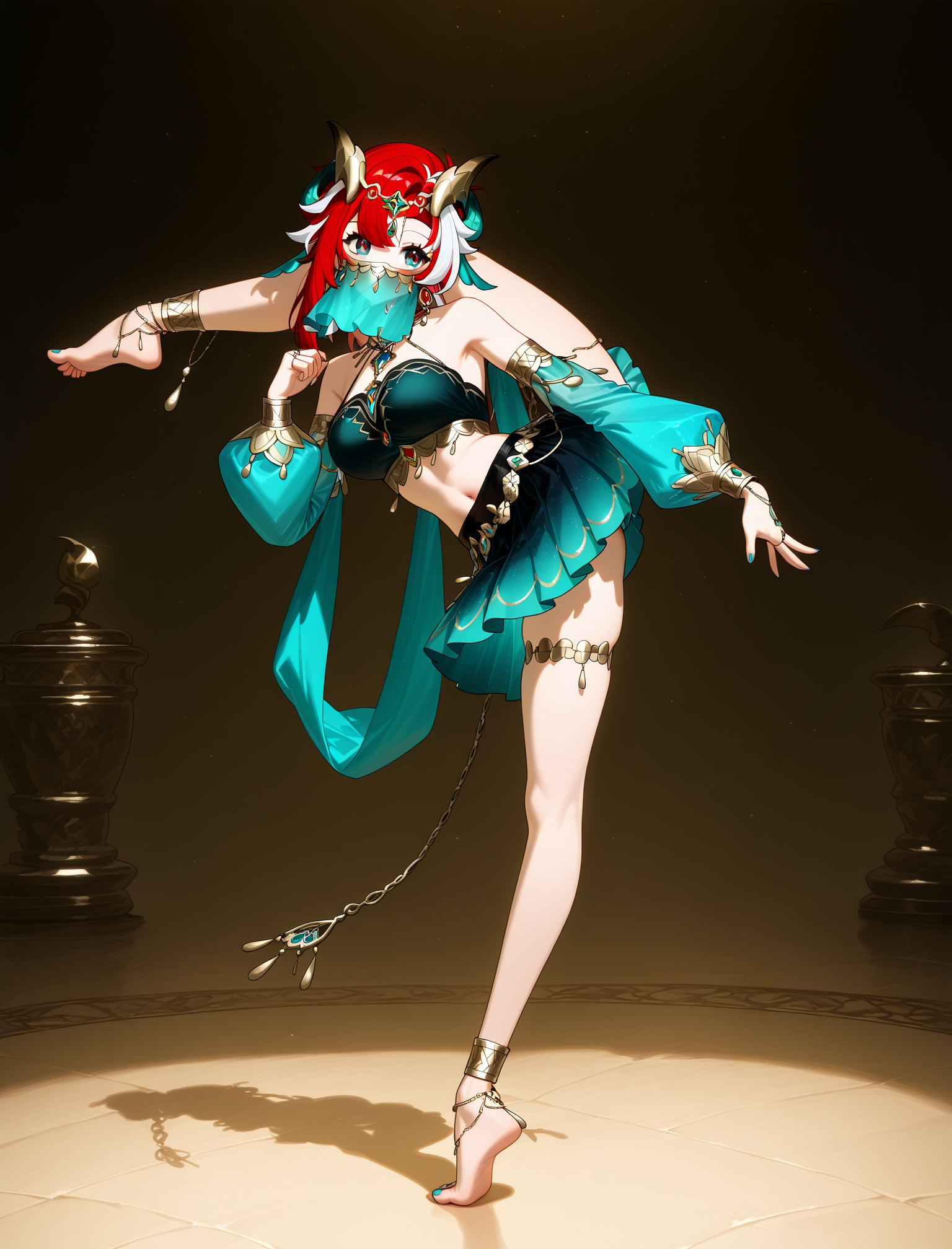 Oversplit with Standing/Sitting Split [Poses]