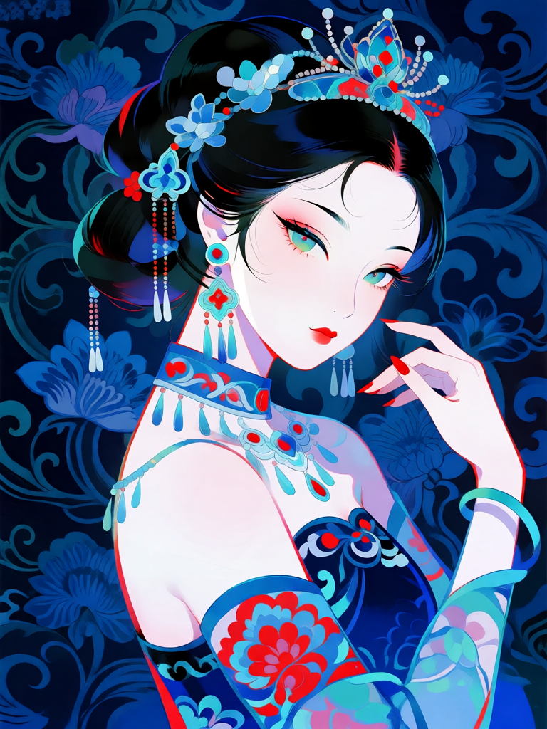 Batik comic illustration V1