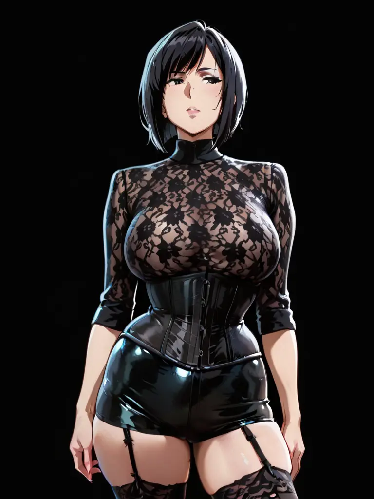 Mistress corset outfit 1