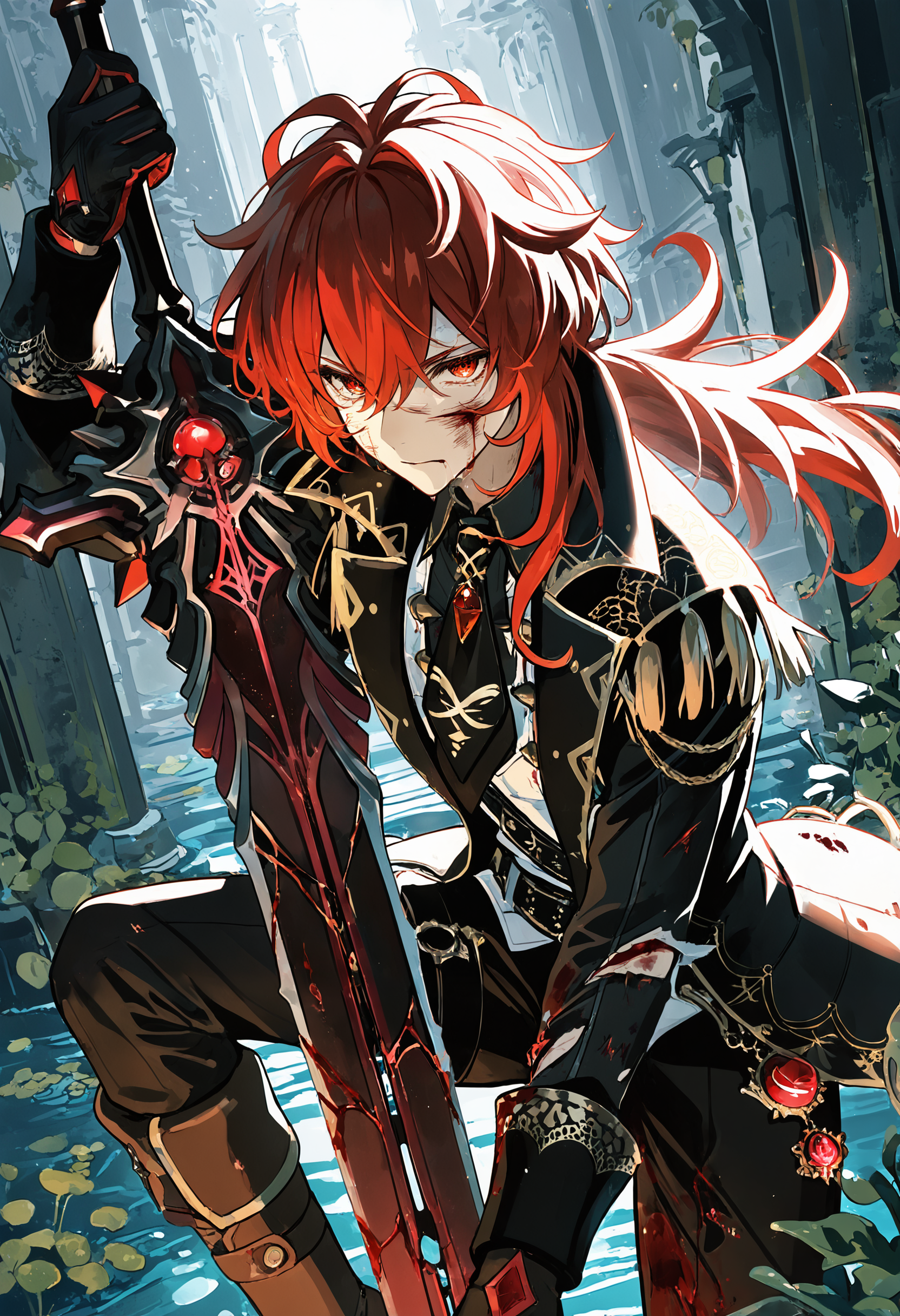 Diluc | Genshin Impact (GI) | Illustrious | NoobAI