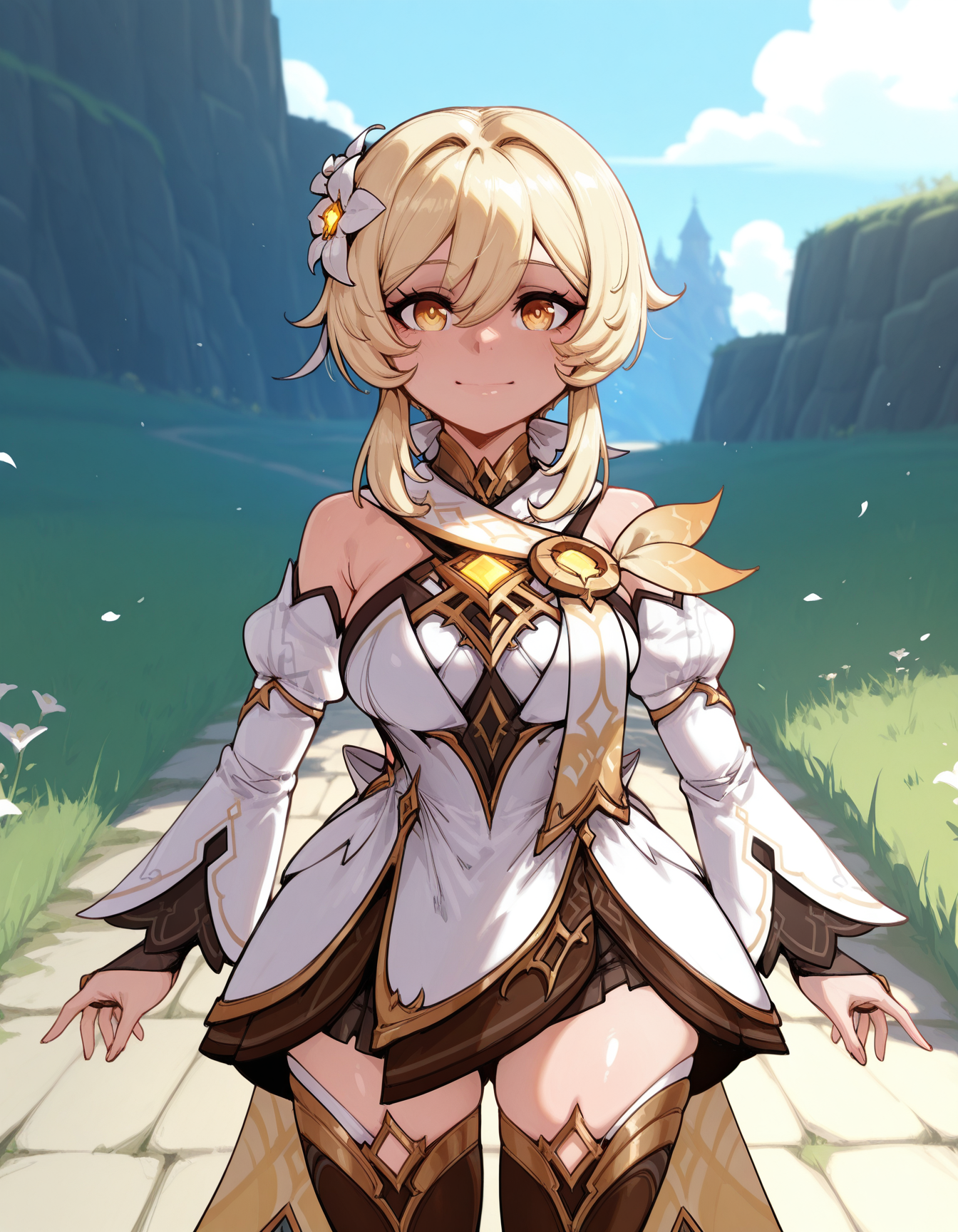 Lumine - As Heaven and Earth Are Made Anew (Genshin Impact) [Illustrious]