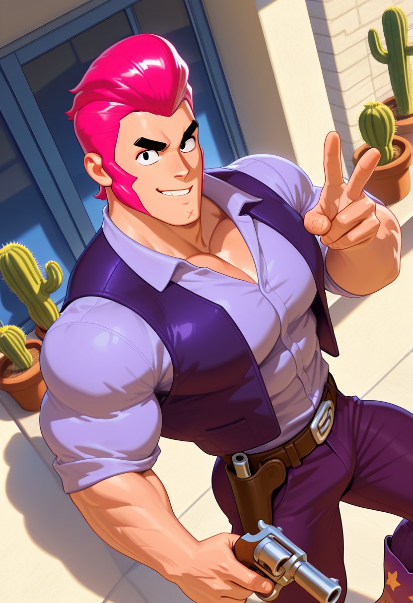 Colt + corsair skin - brawl stars