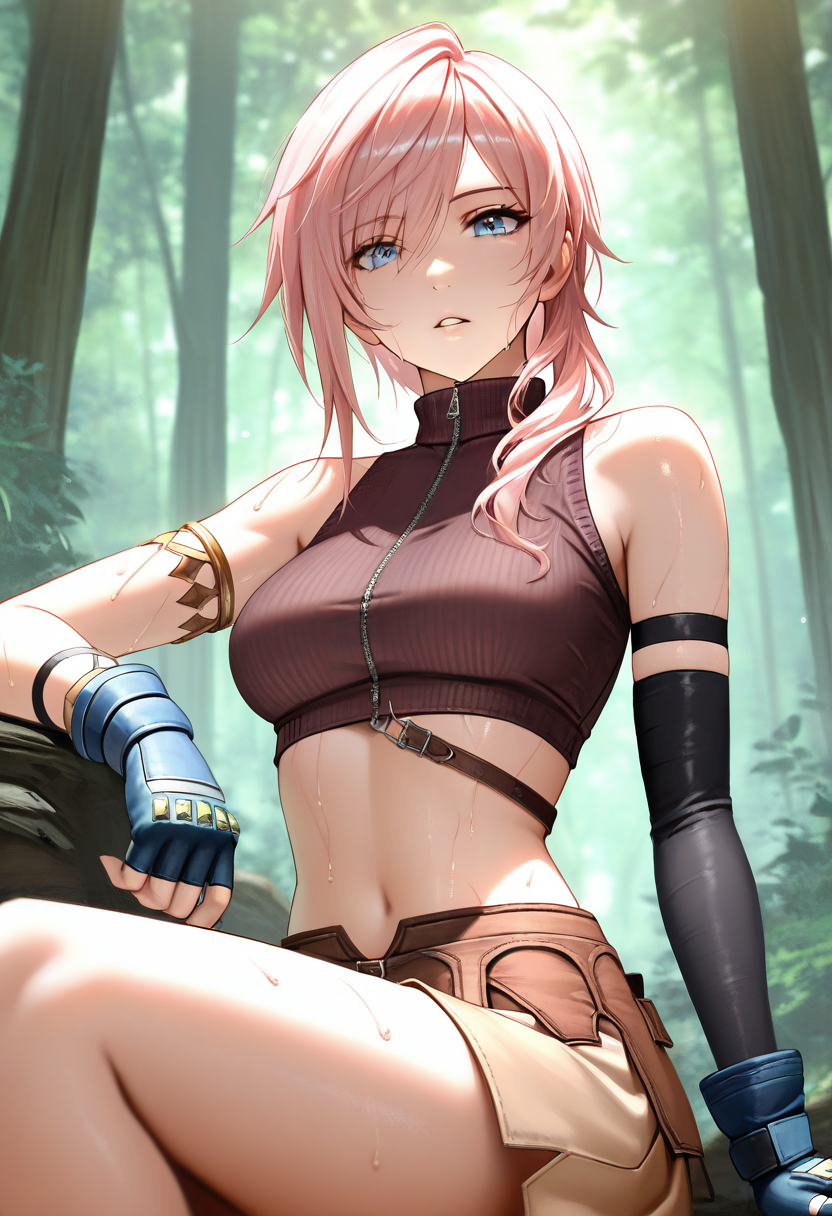 Lightning - Final Fantasy XIII l IllustriousXL (4 