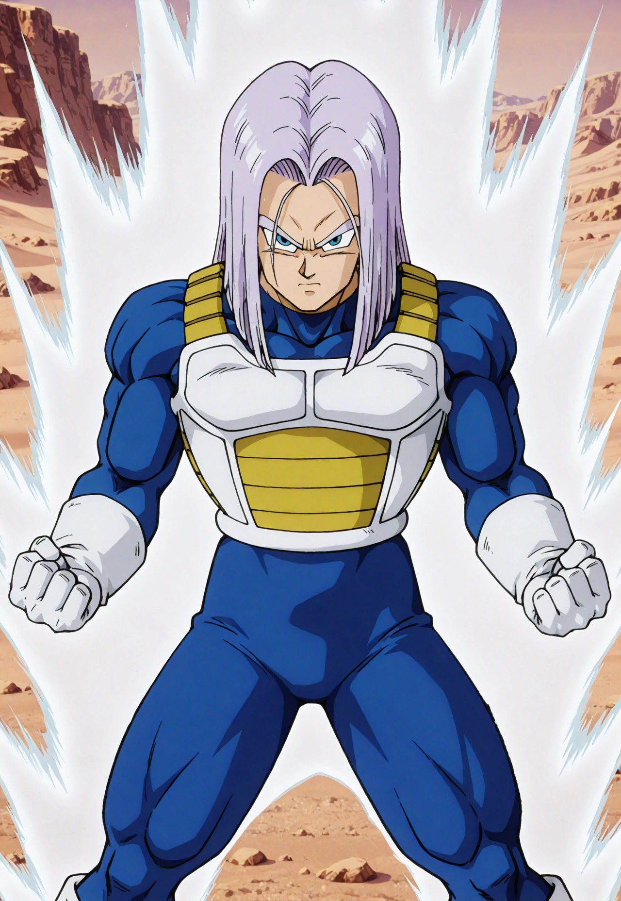 Future Trunks (Saiyan Armor) All Forms-Illustrious