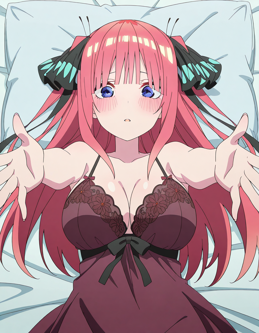 Reaching Towards Viewer On Back (Poses) - Nochekai