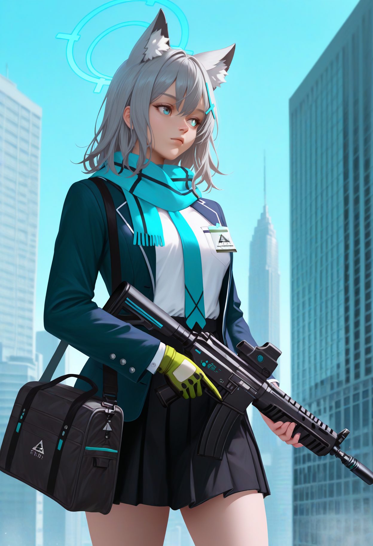 Sunaookami Shiroko & Shiroko Terror (Blue Archive)