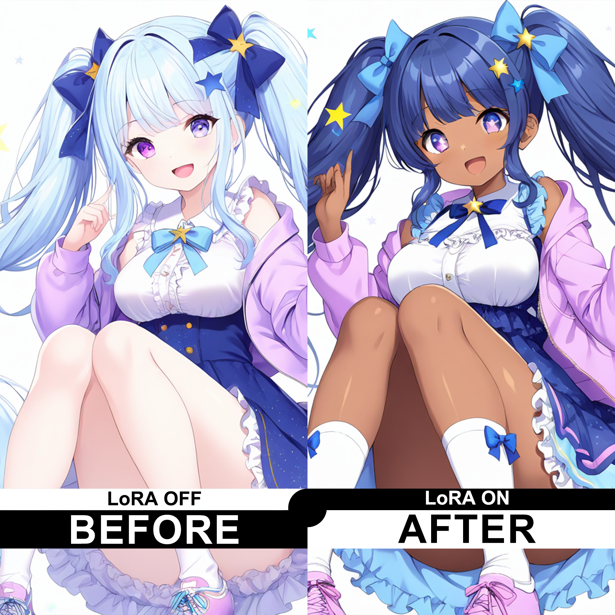 Pale skin → Dark skin V2