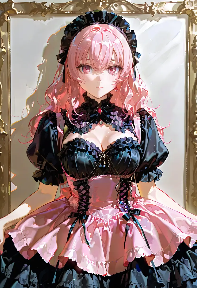 Dark Night Ruffle Gothic Dress