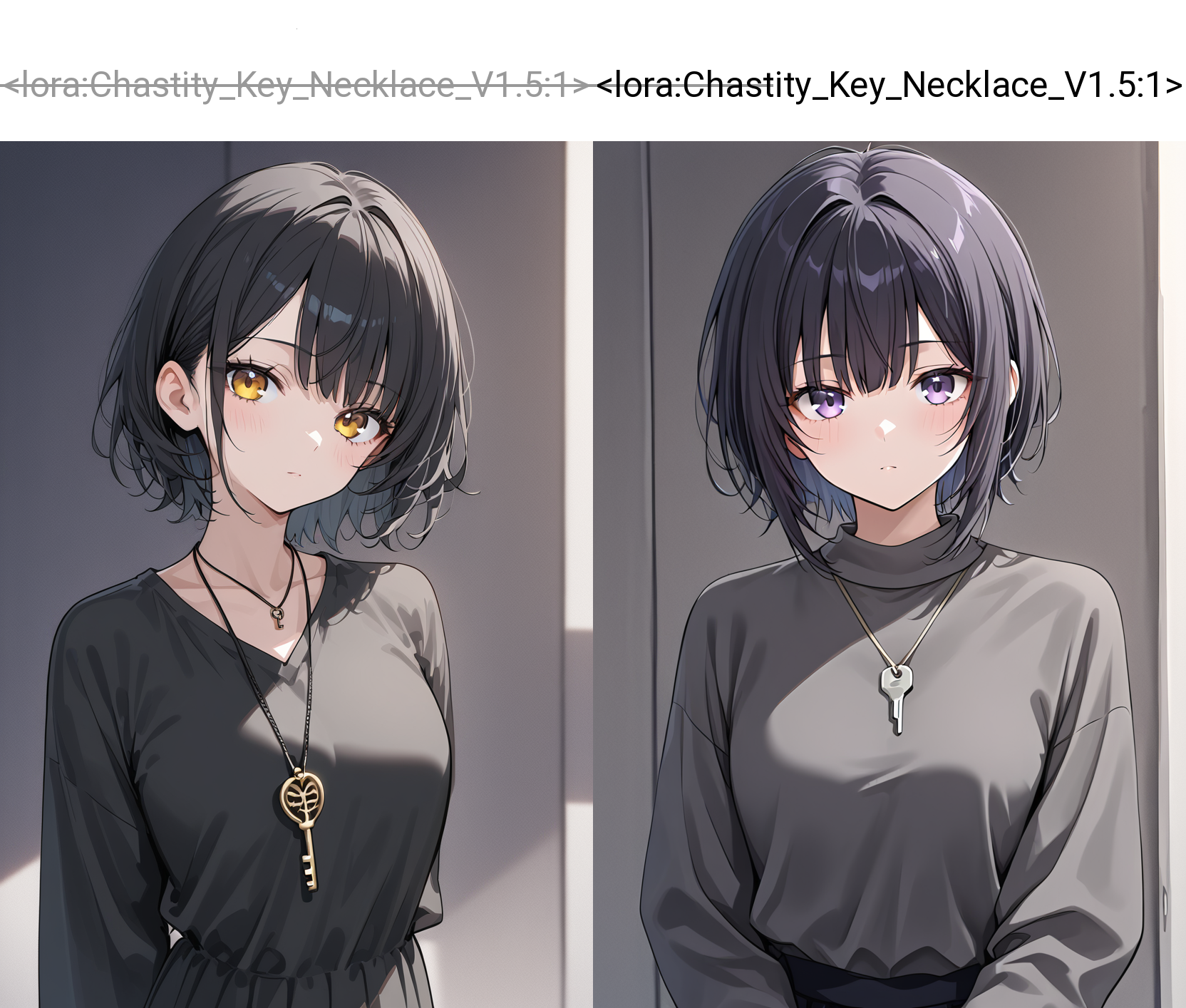 Chastity Key Necklace