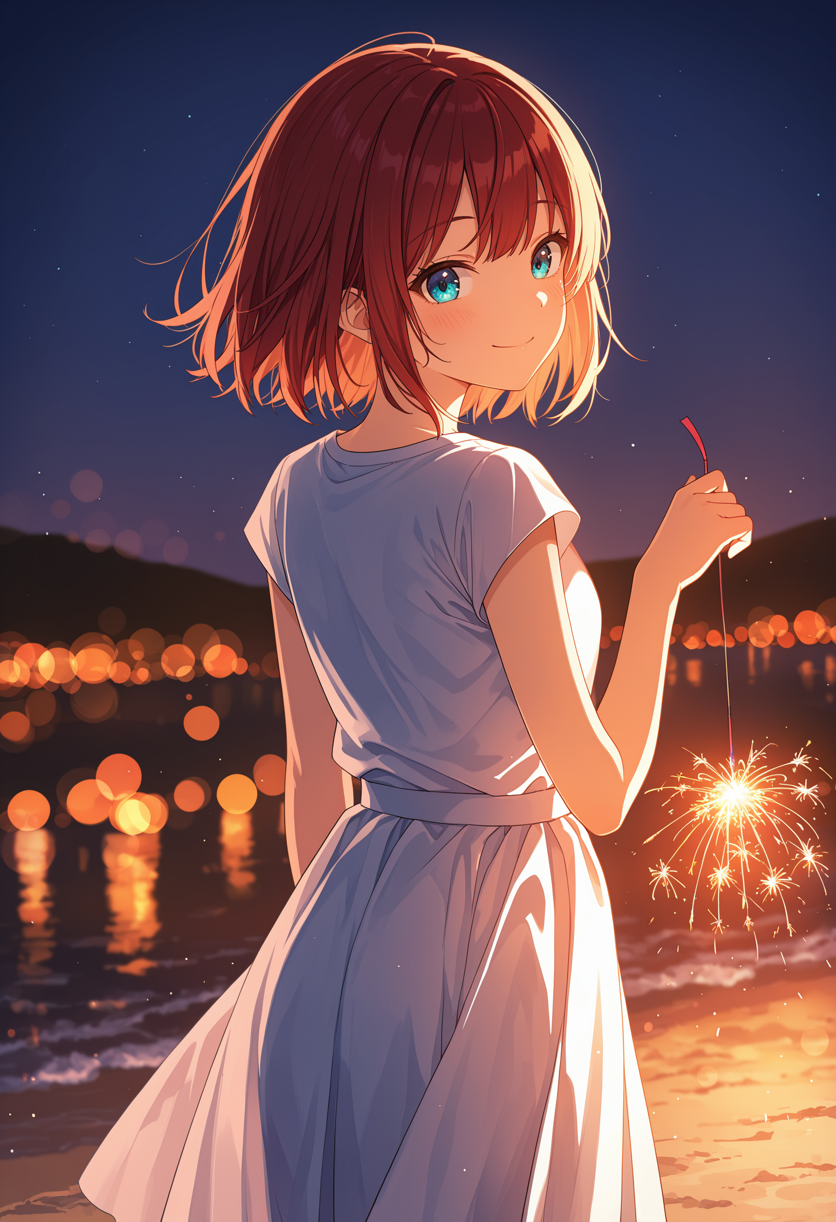 (IL) 線香花火 | Senkou Hanabi (sparkler pointed down)