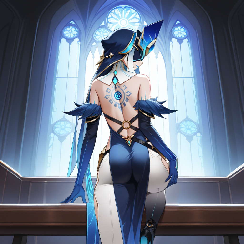 Mirror Maiden - Genshin Impact (Pony + IL)