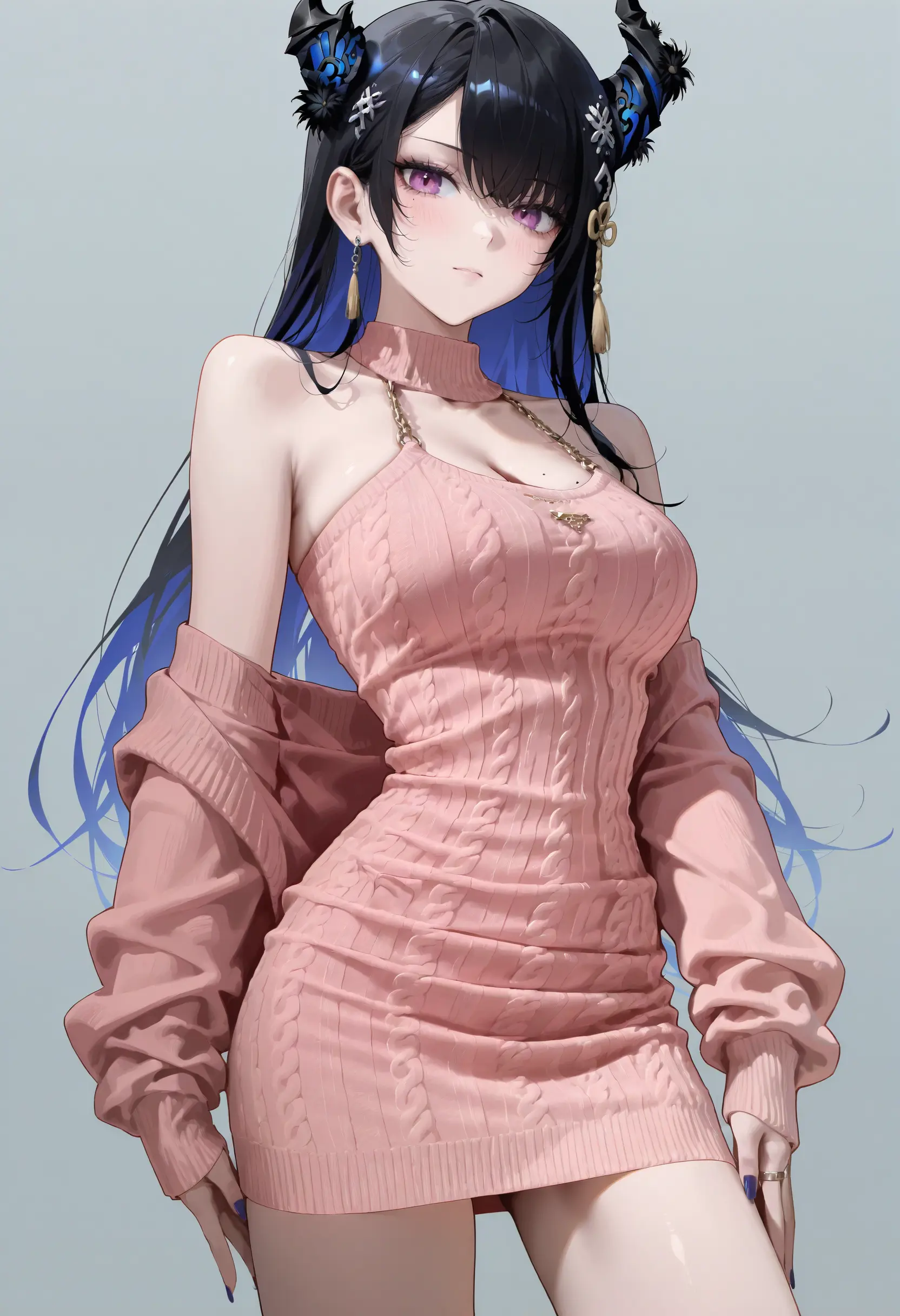 Ulzzang Dress & Cardigan