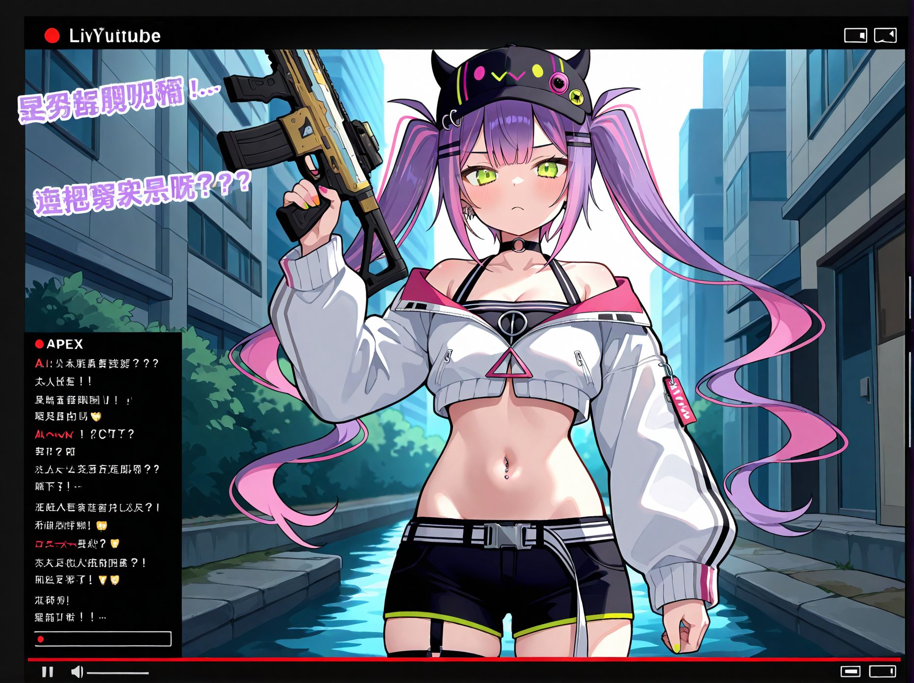 virtual youtuber stream fail [Concept]