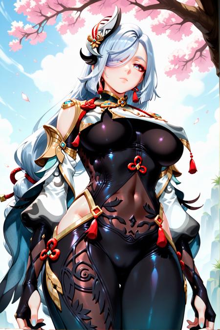 ill角色系列-申鹤SHENHE原神美女