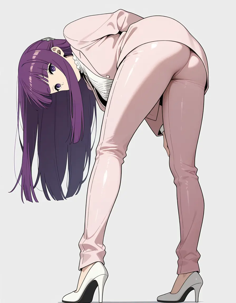 Clothing: Pink suit