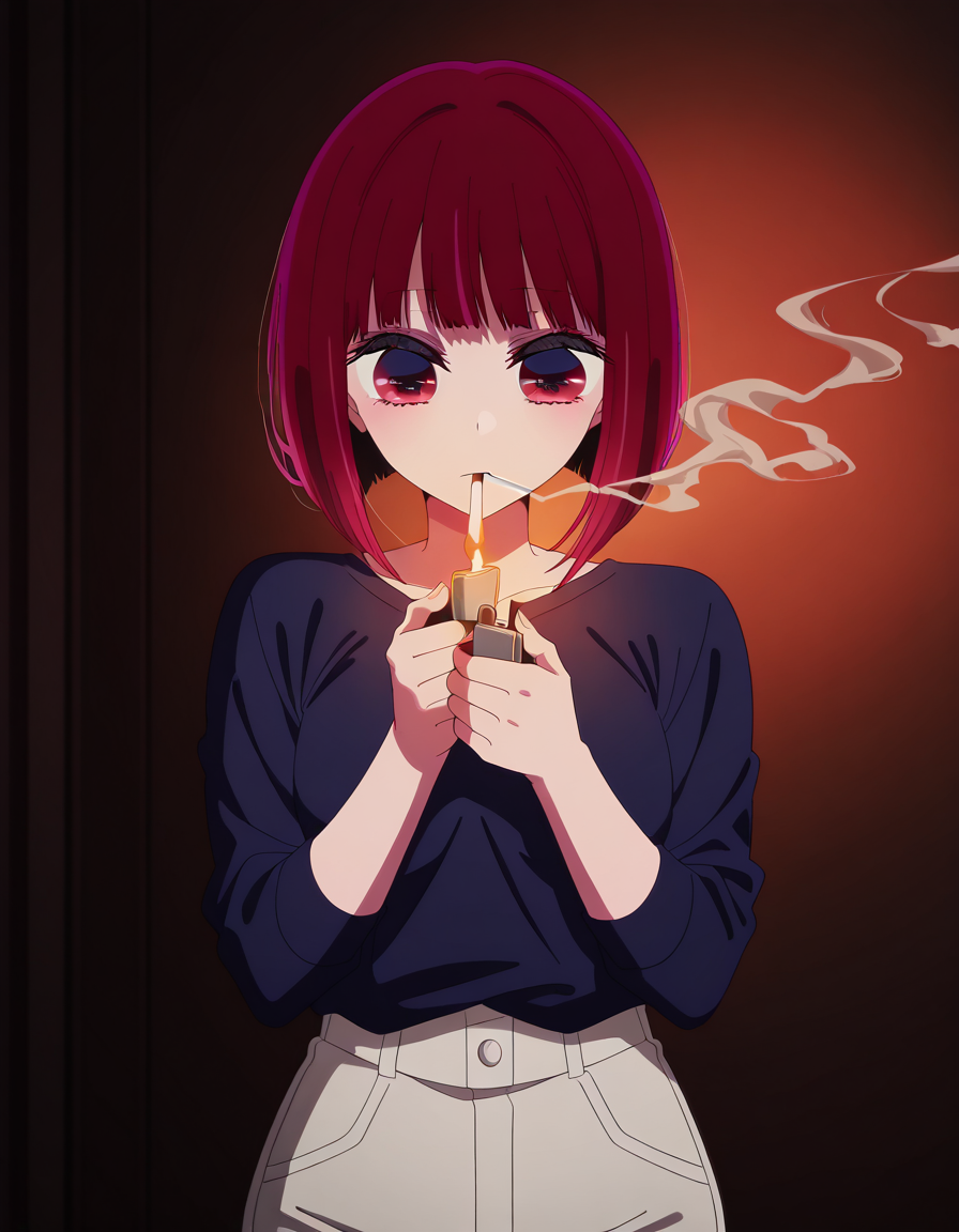 Lighting Cigarette (Poses) - Nochekaiser881