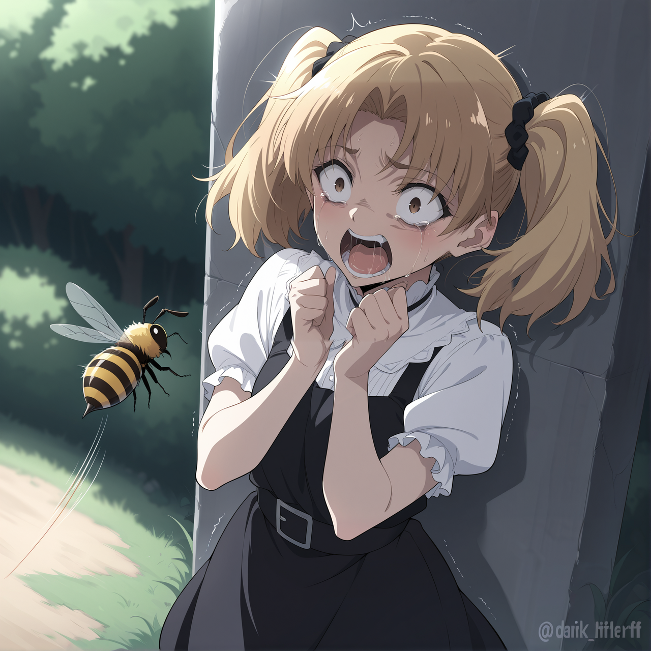 terrified extreme fear