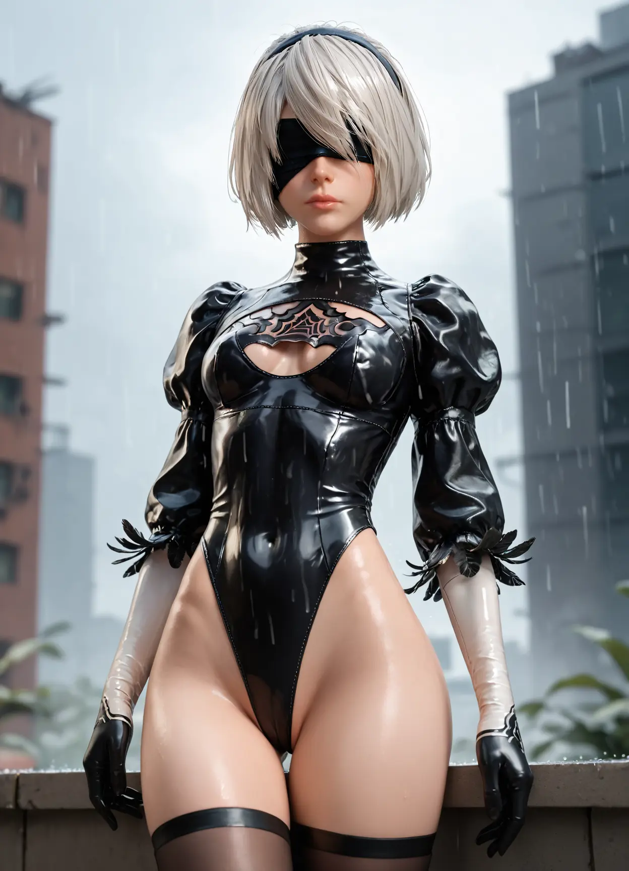 Nier Automata - 2B - Blender 3D - Pony