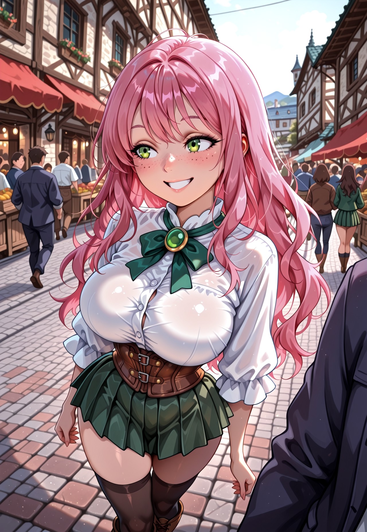 Fantasy village background