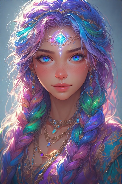 Semi-realistic Anime Fantasy digital 