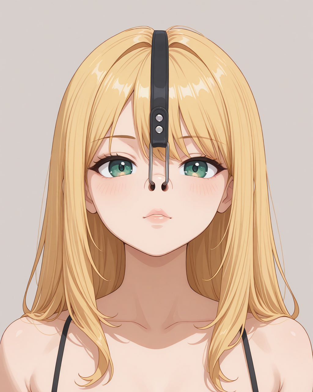 Nose hook Anime style