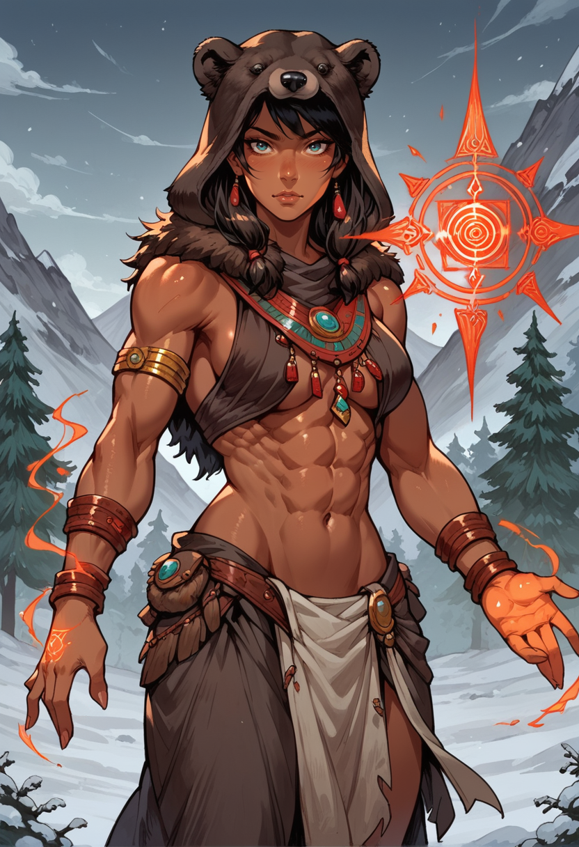 The Shaman (3 girls) - Heroes of Might and Magic 5