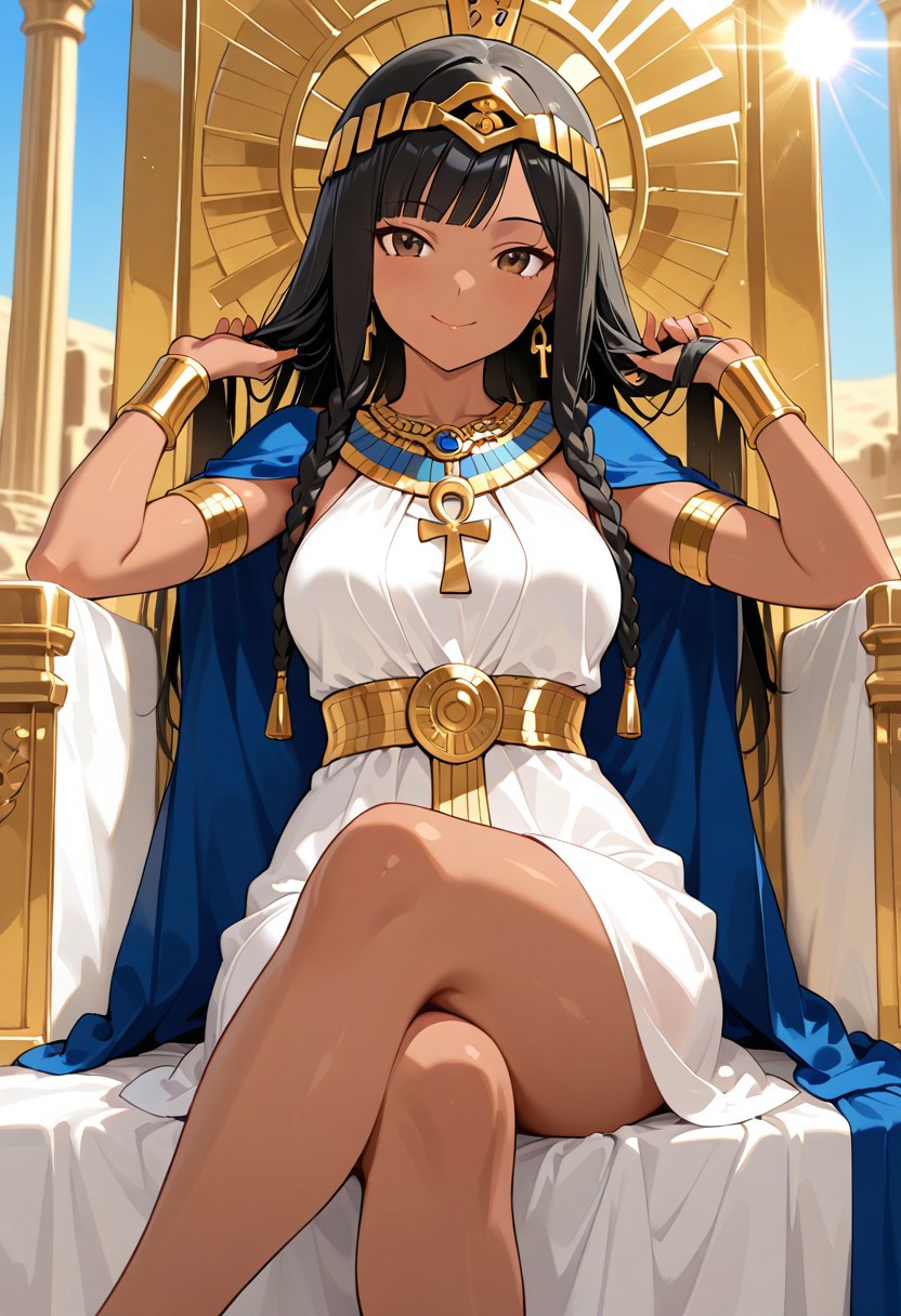 Anime Style Ancient Egyptian Dress