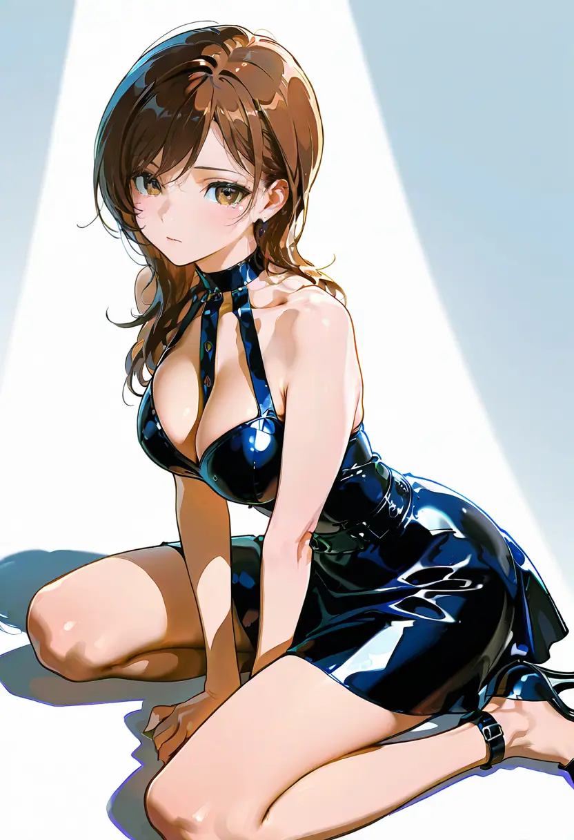 Strappy Latex Dress