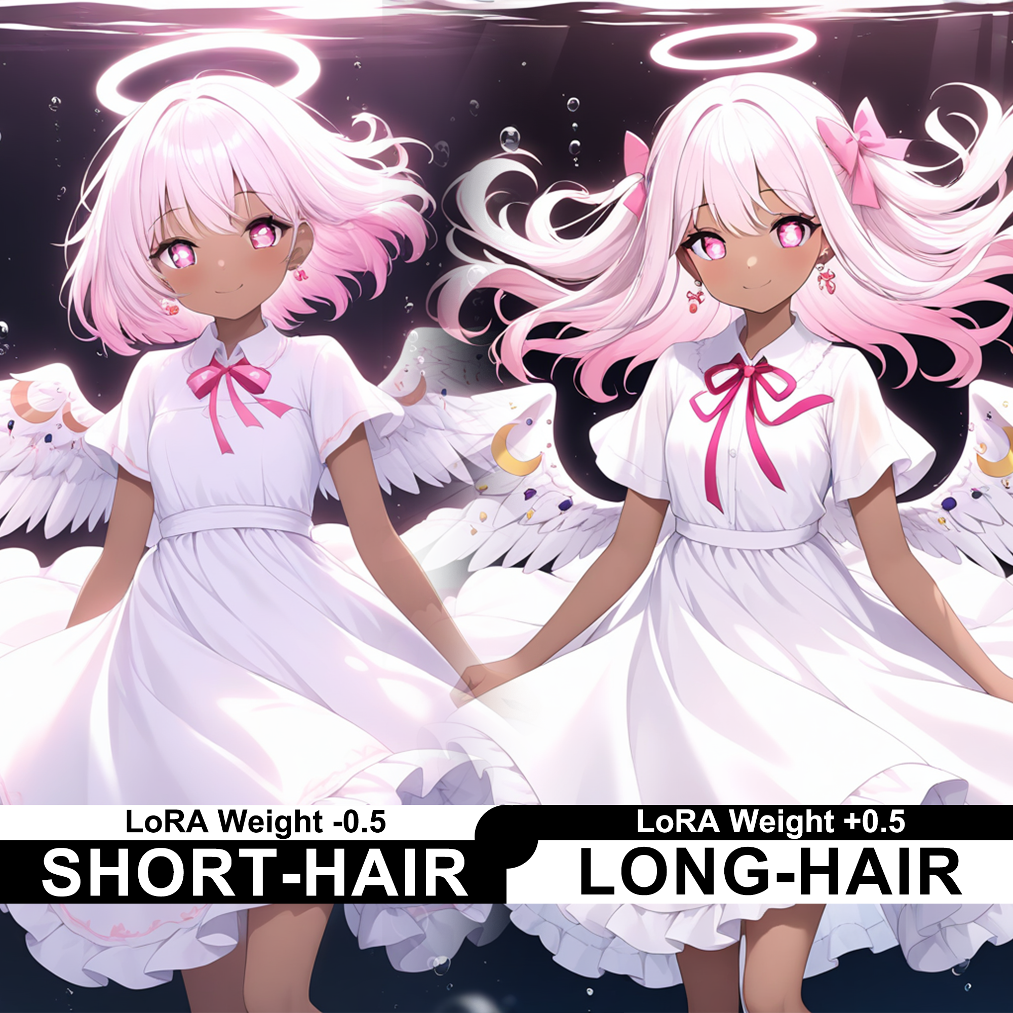 Short Hair → Long Hair V1