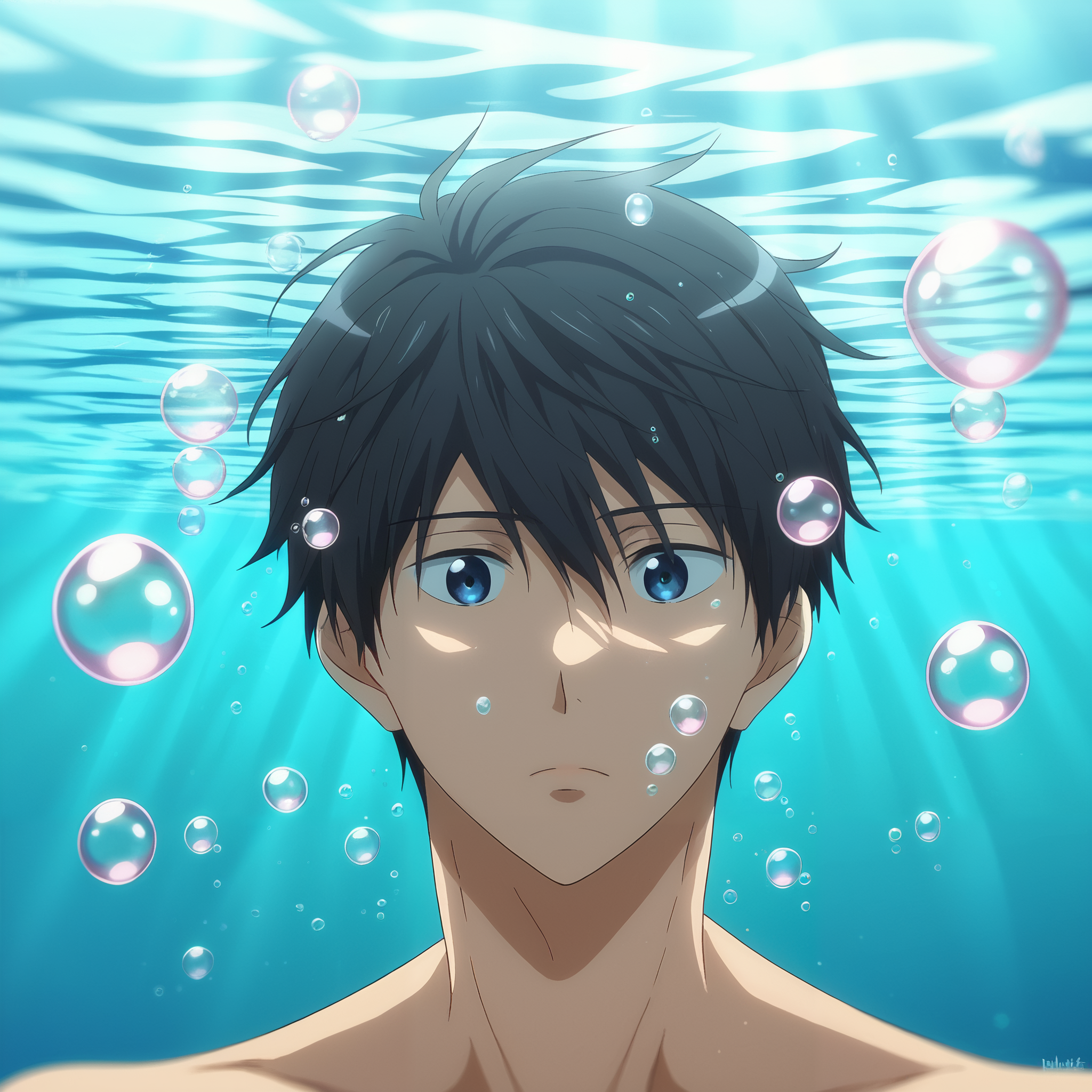 Haruka Nanase - Free! by wolfmagus