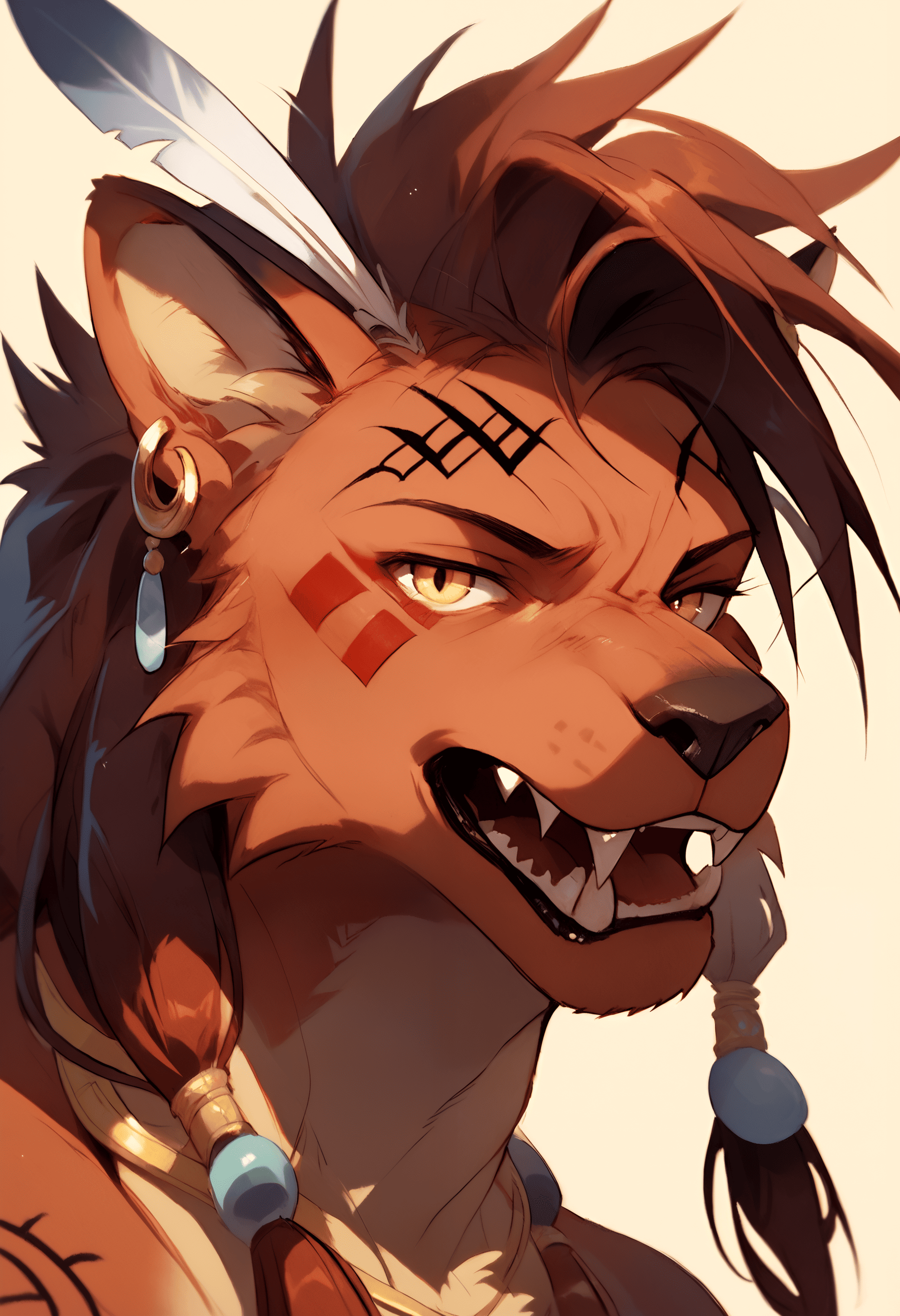 Red XIII (Final Fantasy 7) (Illustrious/Pony)