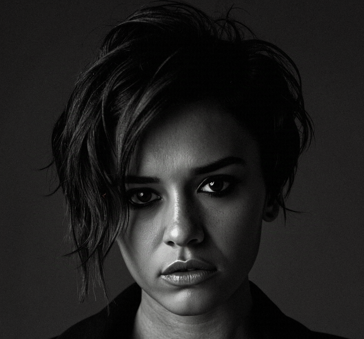 Dramatic Portrait Black & White