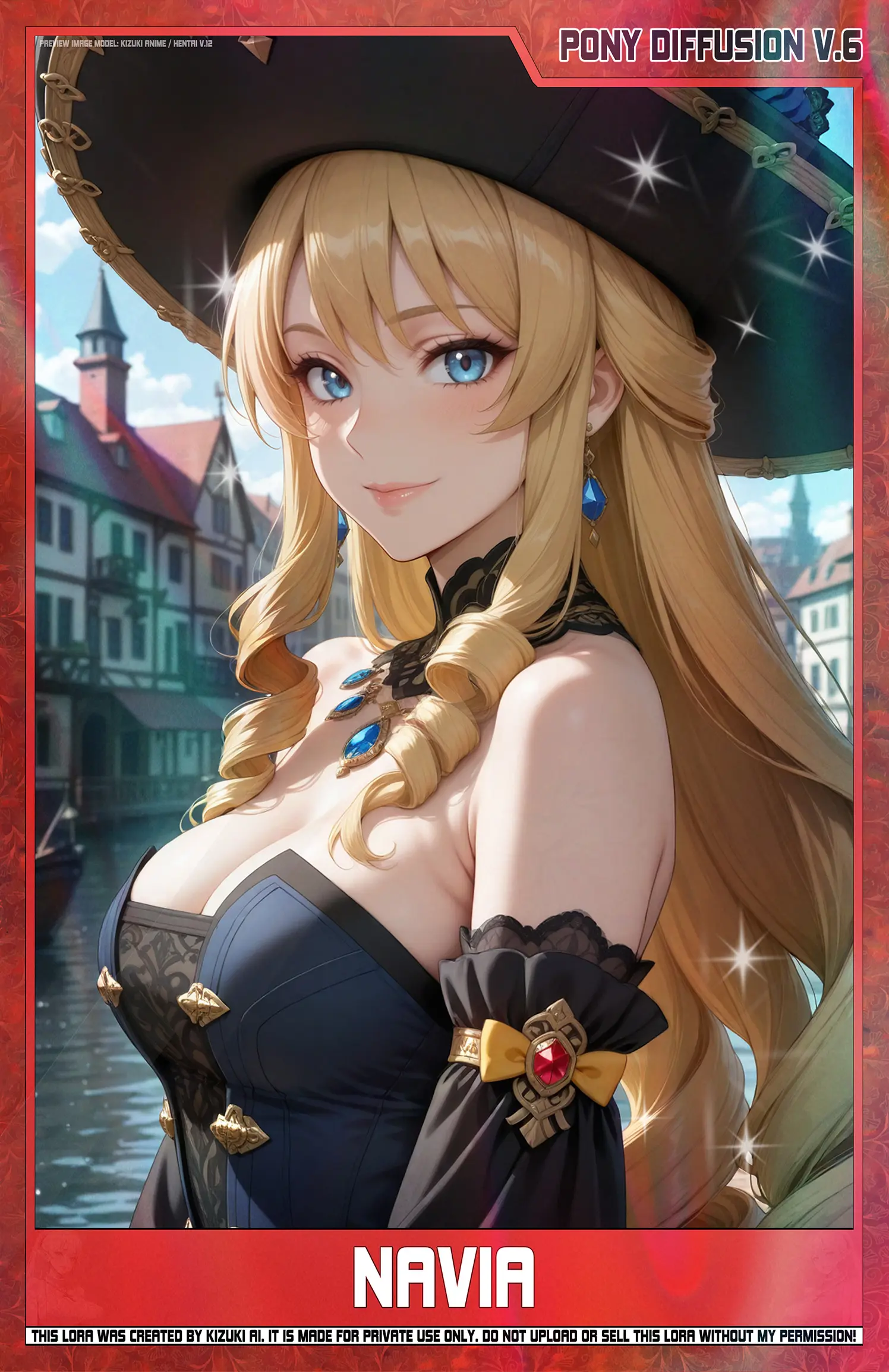 KizukiAi - Genshin Impact - Navia [Pony Diffusion 