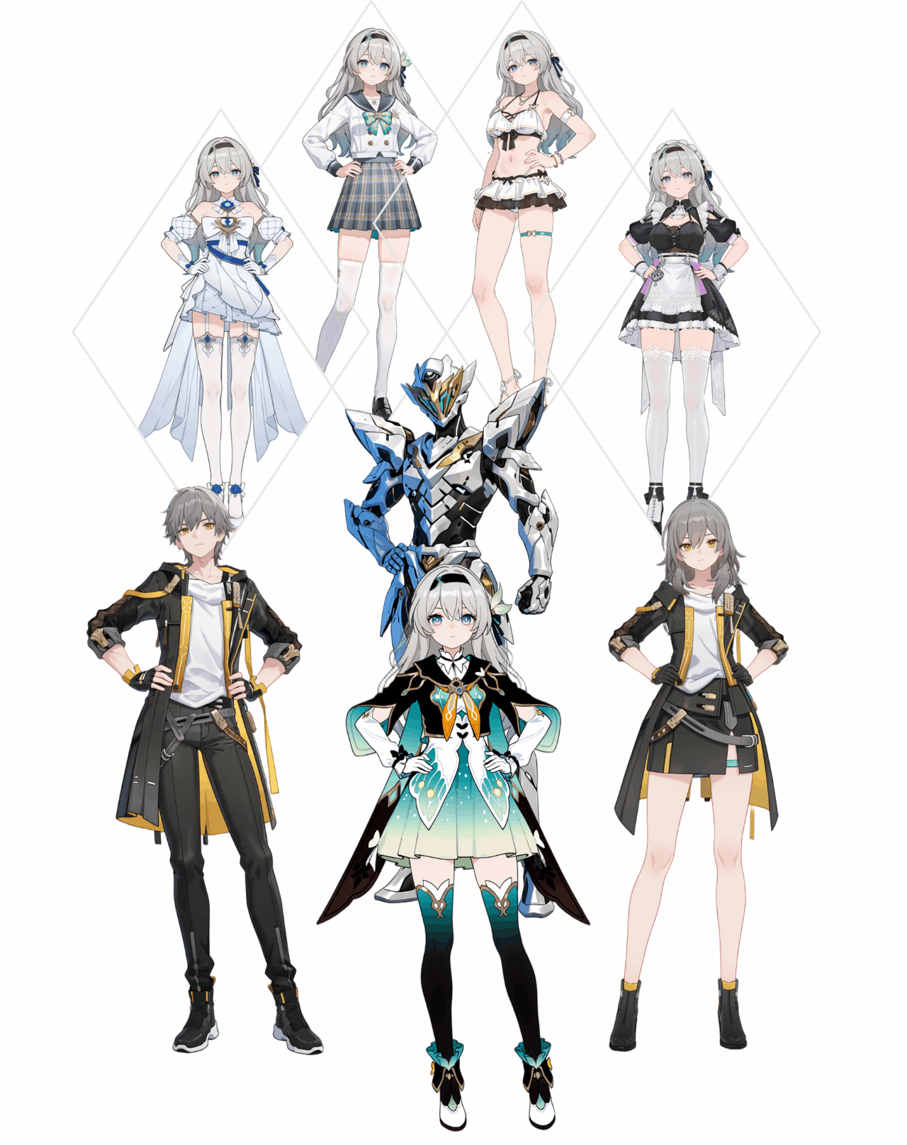 【崩坏:星穹铁道-Honkai: Star Rail】流萤-开拓者-萨姆