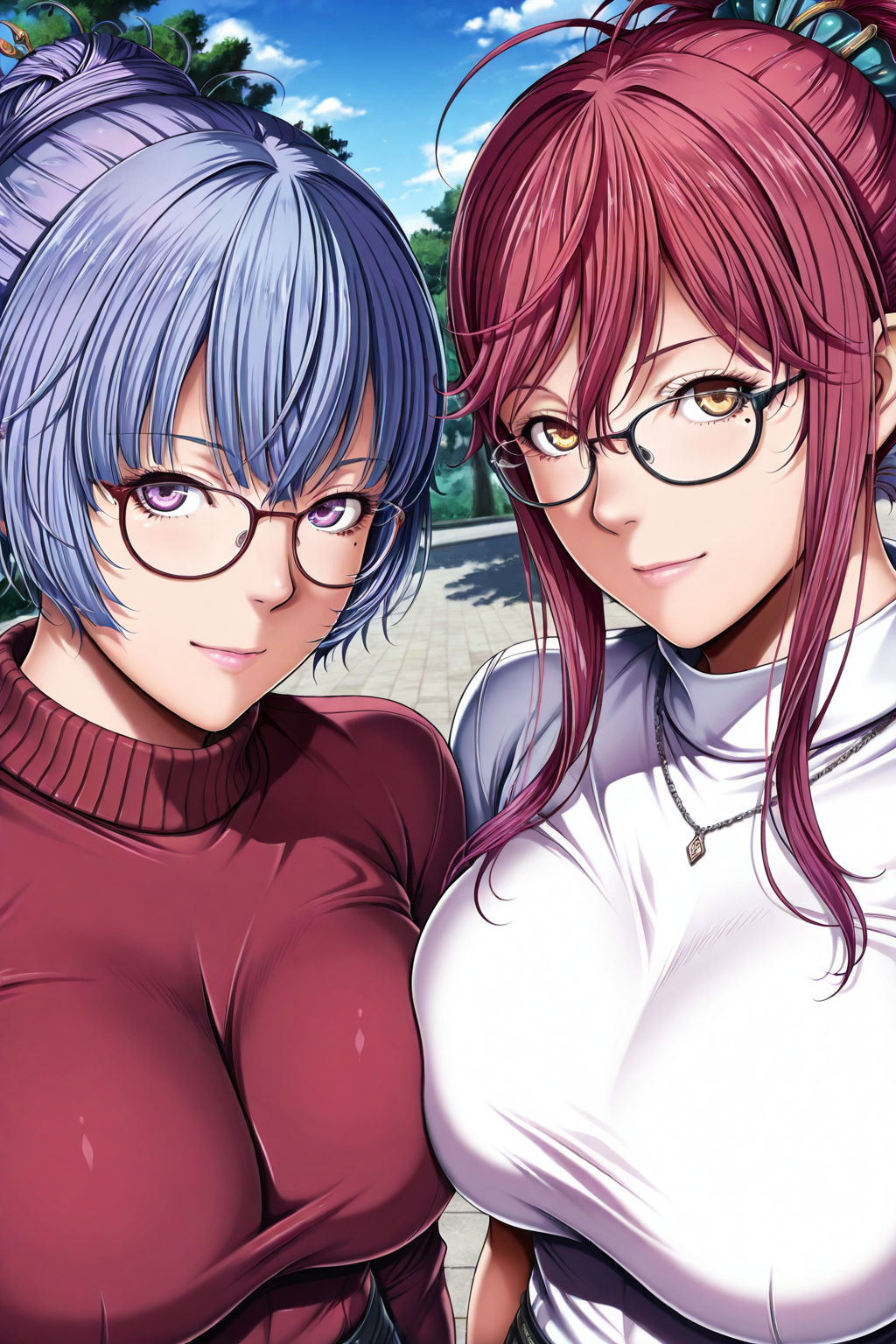 Aira Katagiri and Marie Mamiya - Sleepless