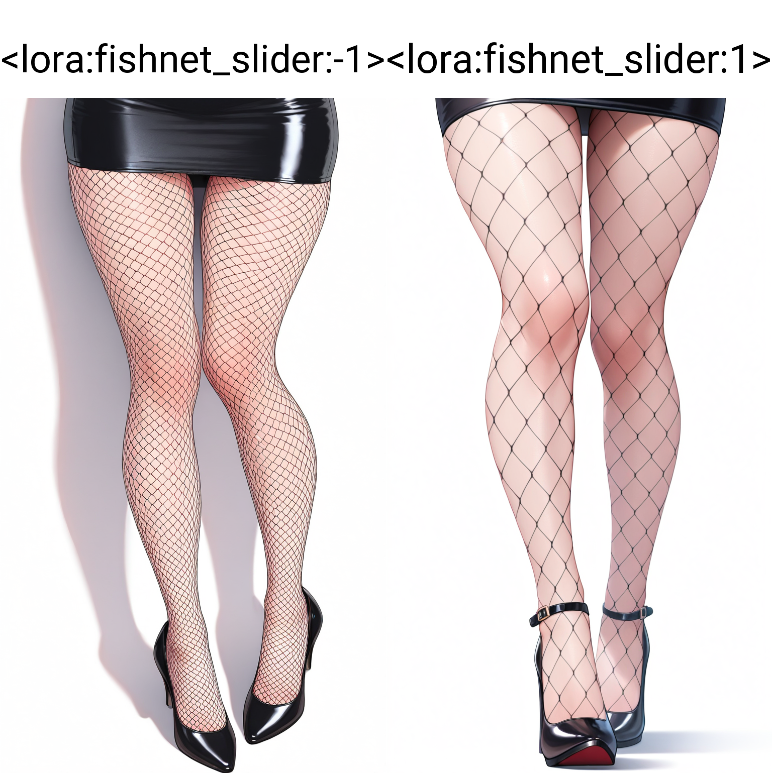 Fishnet Size Slider - clothing