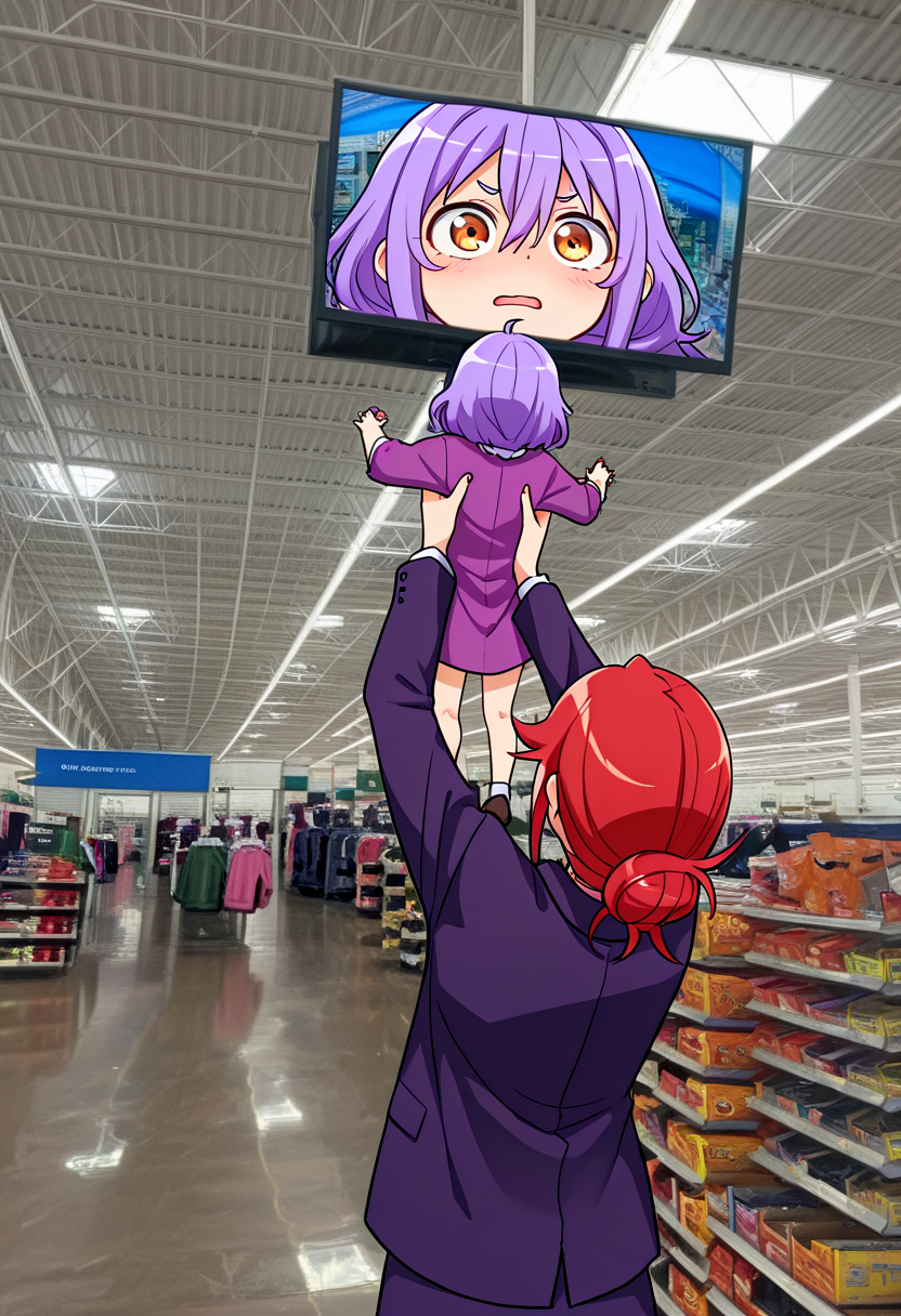 Showing Baby To a Supermarket Camera (Meme)