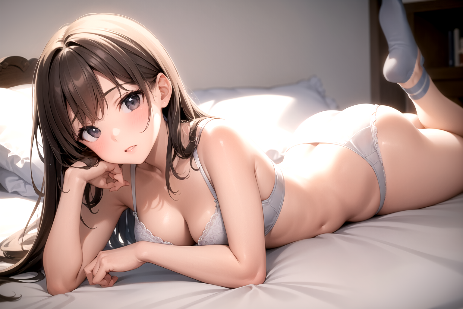 趴着