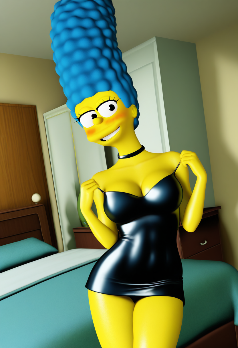 Marge Simpson -Blender CG Style