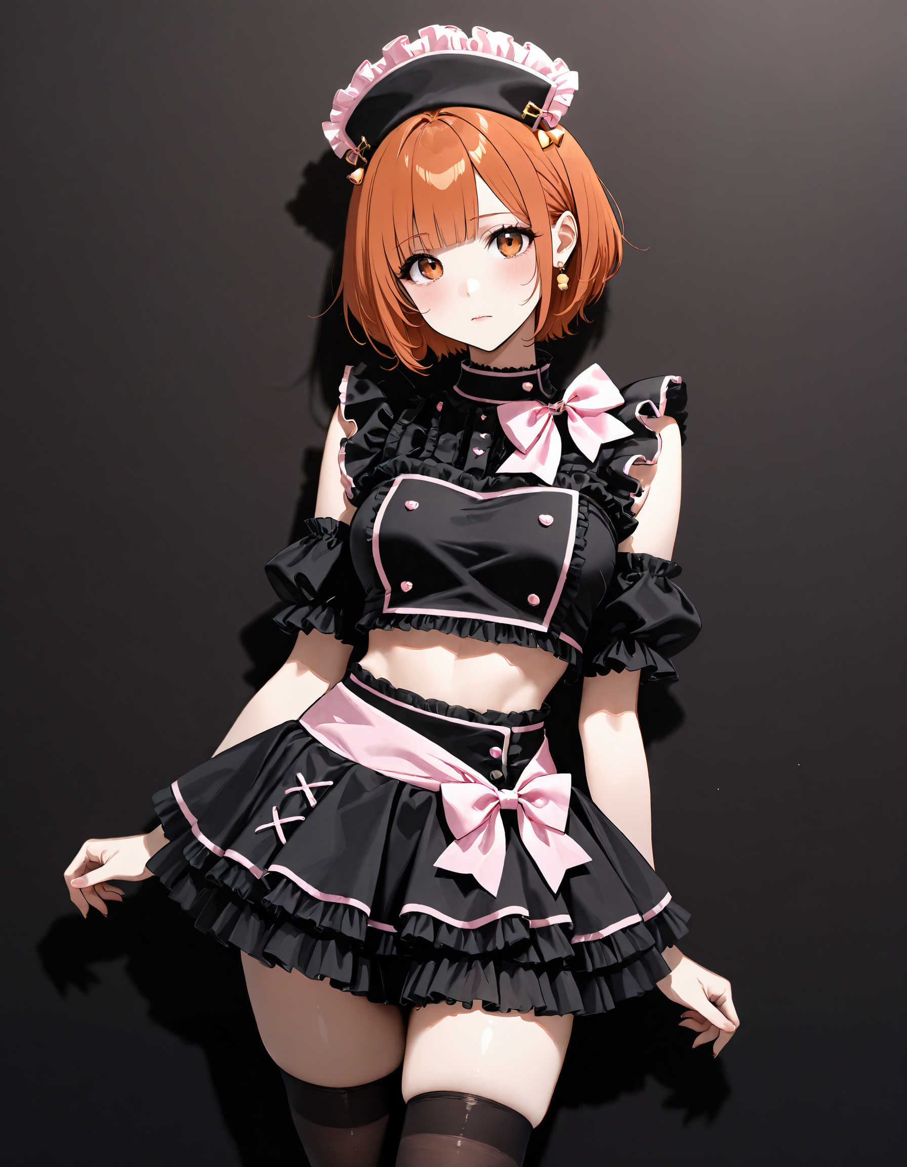 Cute Maid Croptop Miniskirt [clothing]