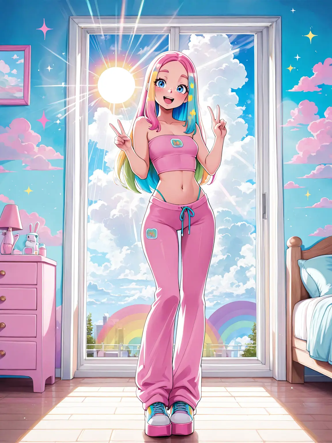 [ Illustrious ] Y2K Sweat Suit LoRA