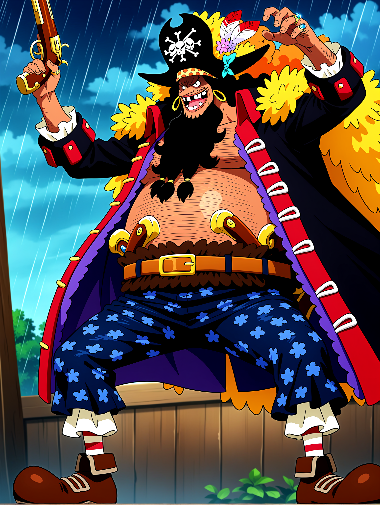 Blackbeard/Marshall D. Teach - One Piece [Illustri