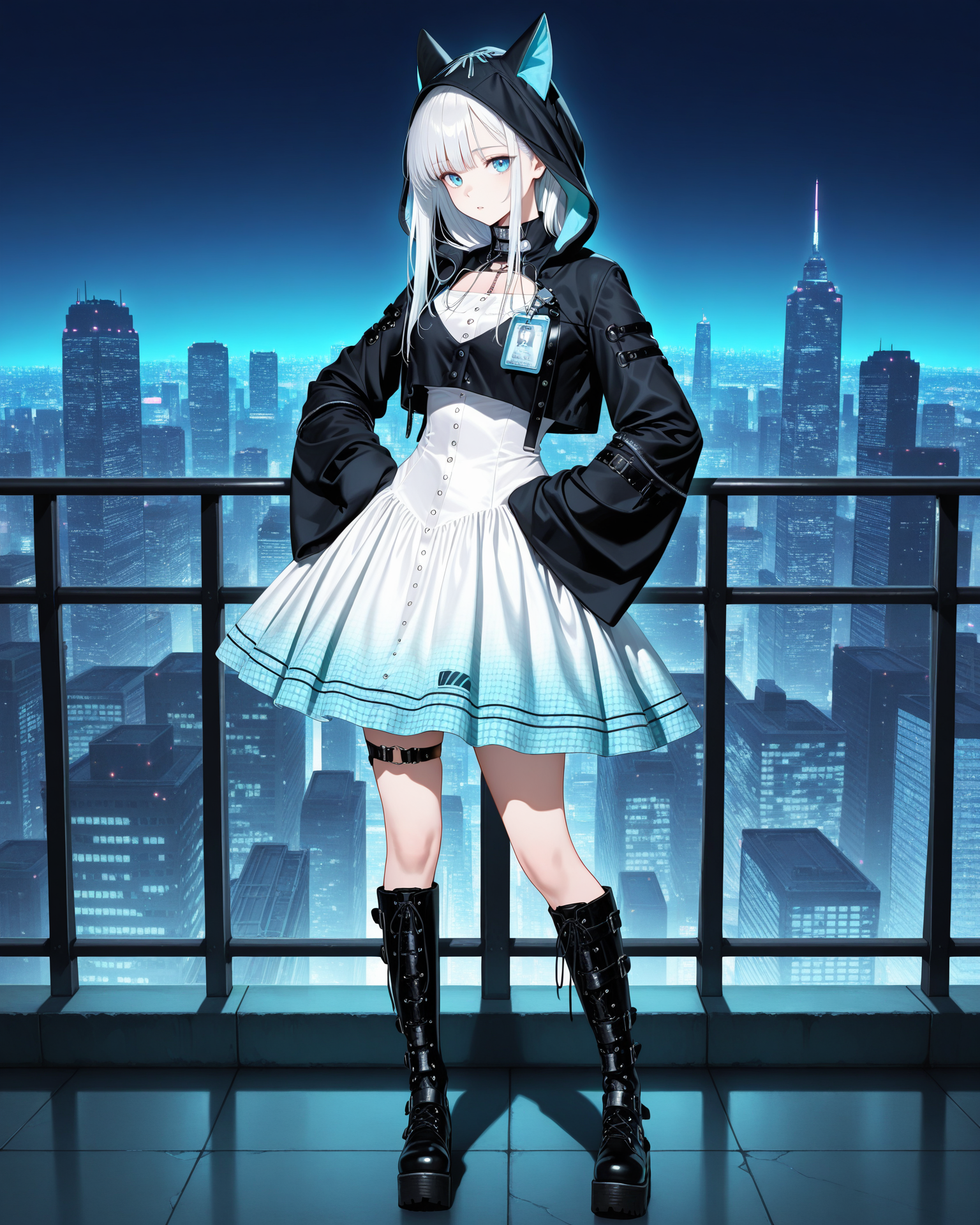 Cyber kitty outfit