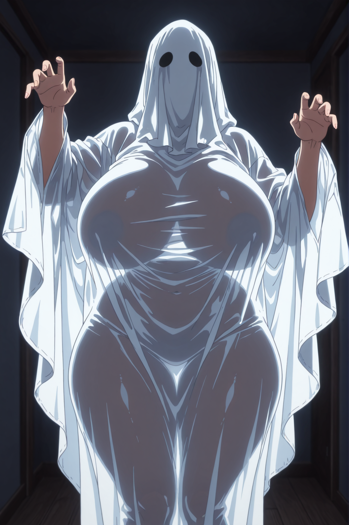 Sexy Ghost Costume - Clothing - Illustrious