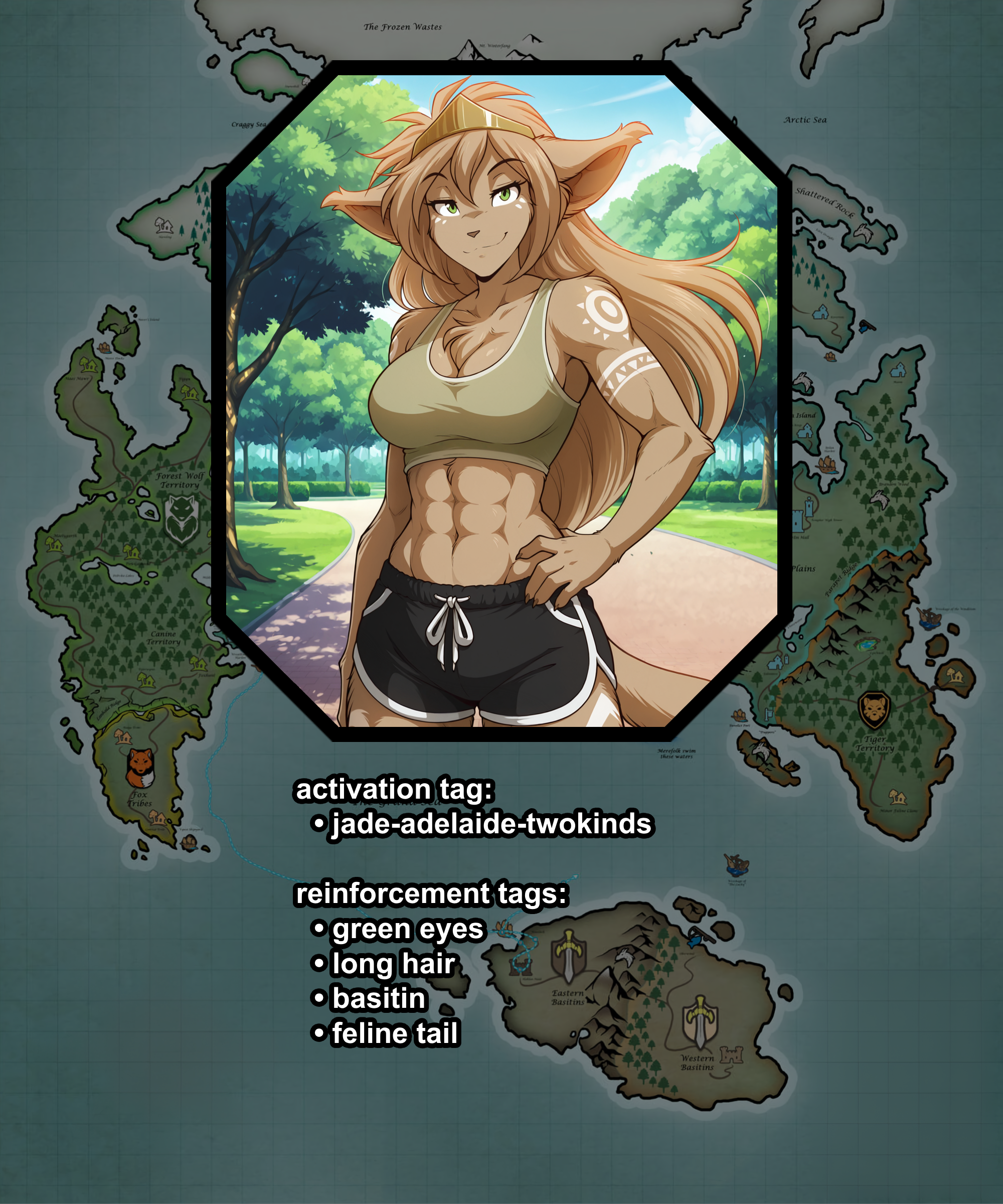 Jade Adelaide (TwoKinds) - SDXL - AnonTK