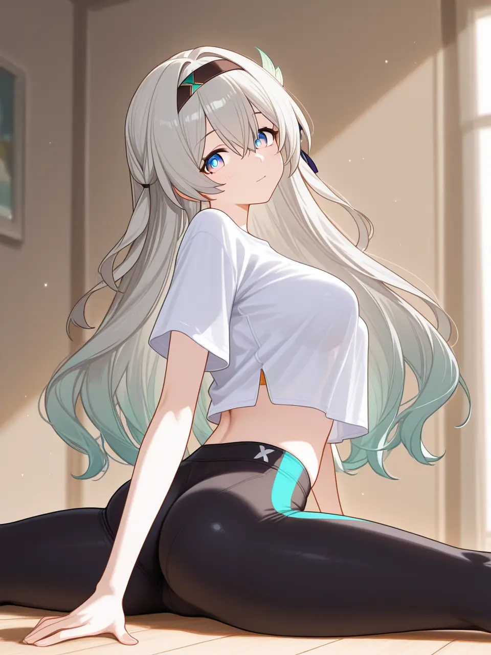 Wide spread legs