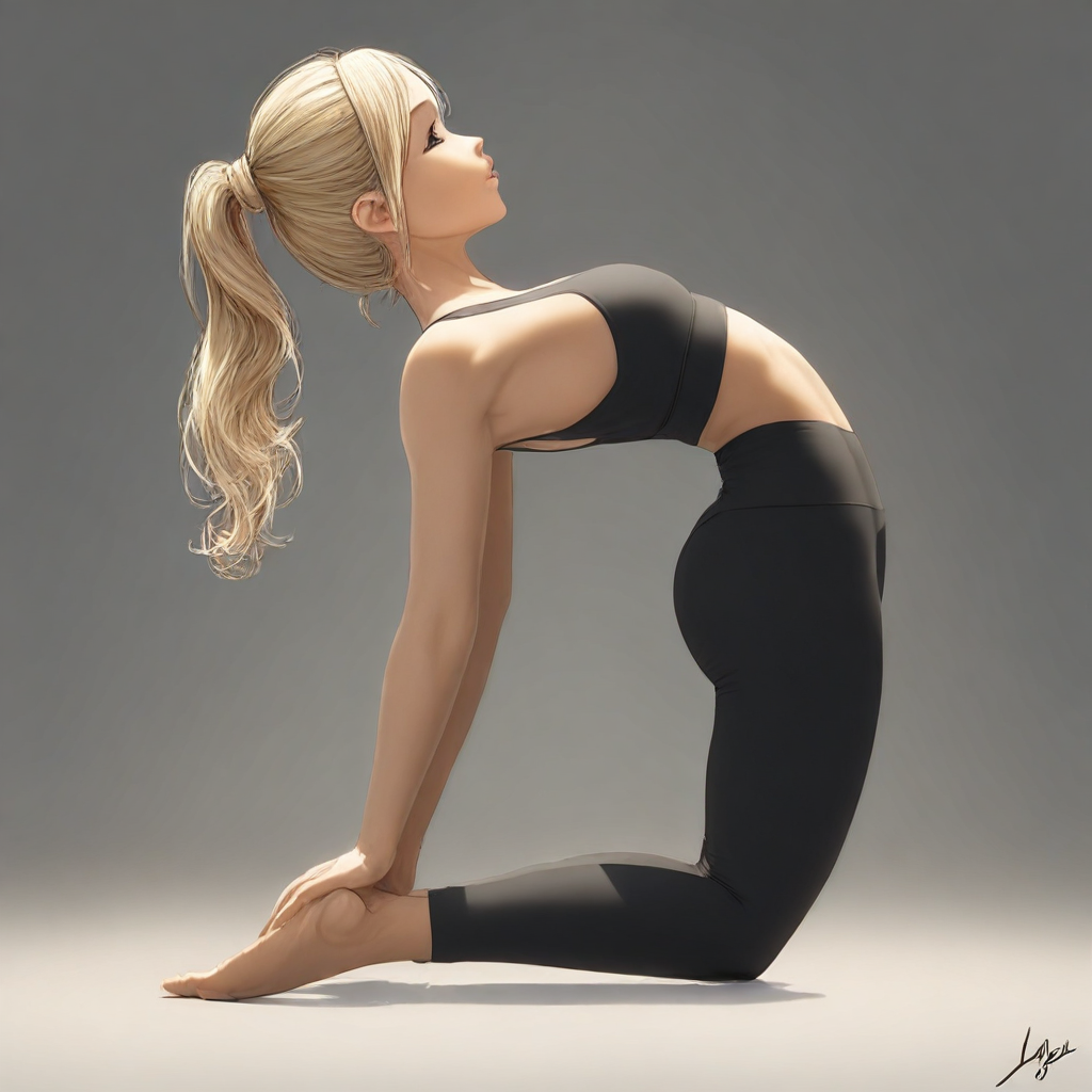 Camel pose