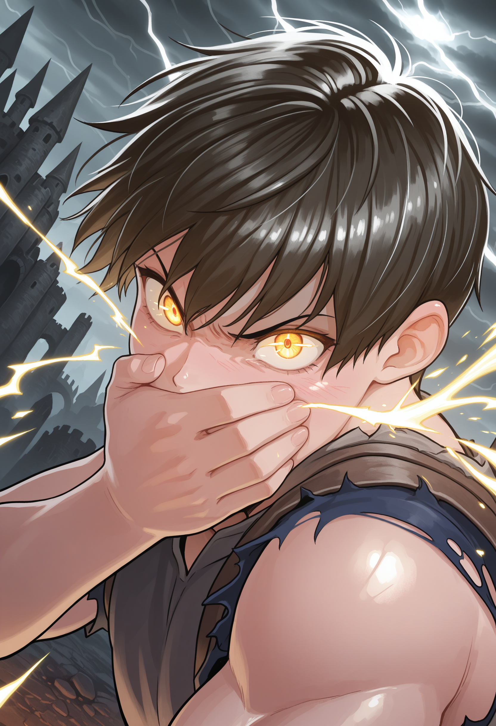 Covering Own Mouth