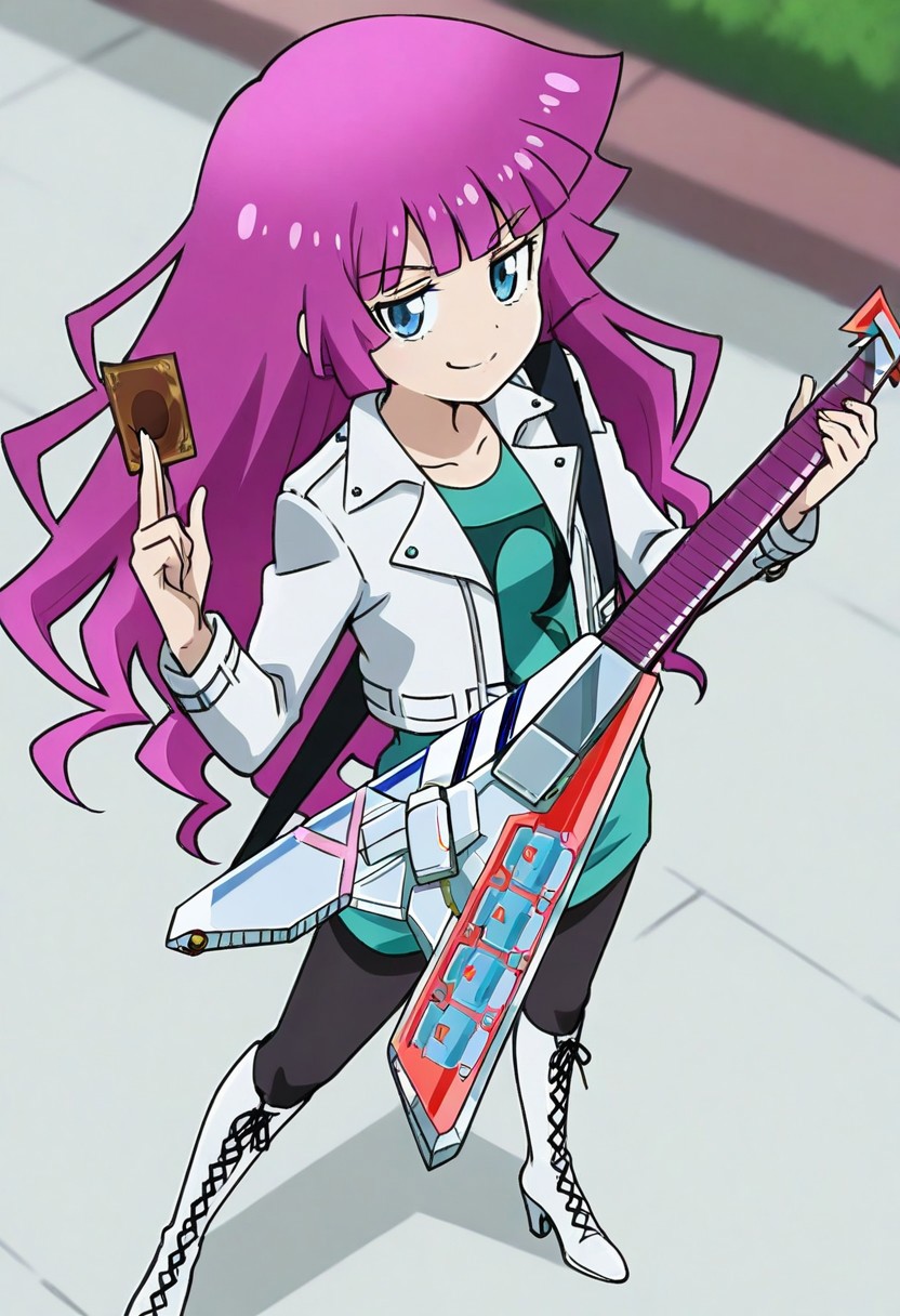 Romin white jacket outfit, Kirishima/Kassidy Romin